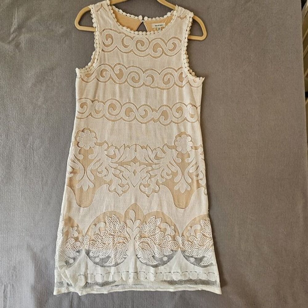 Max-studio Women's Cream Casual-dresses